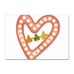 AKAesp-pink_no_namet Sticker A4 (10 pack)