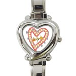 AKAesp-pink_no_namet Heart Italian Charm Watch