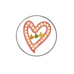 AKAesp-pink_no_namet Hat Clip Ball Marker (4 pack)