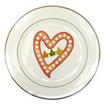 AKAesp-pink_no_namet Porcelain Plate