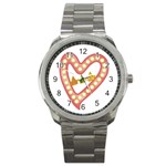 AKAesp-pink_no_namet Sport Metal Watch