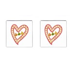 AKAesp-pink_no_namet Cufflinks (Square)
