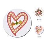 AKAesp-pink_no_namet Playing Cards (Round)