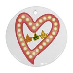 AKAesp-pink_no_namet Round Ornament (Two Sides)