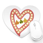 AKAesp-pink_no_namet Mousepad (Heart)