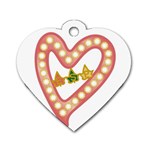 AKAesp-pink_no_namet Dog Tag Heart (Two Sides)