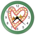 AKAesp-pink_no_namet Color Wall Clock