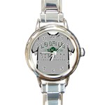 AKAAthletic Round Italian Charm Watch
