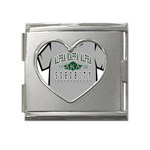 AKAAthletic Mega Link Heart Italian Charm (18mm)