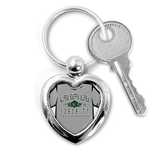 AKAAthletic Key Chain (Heart) from ArtsNow.com Front