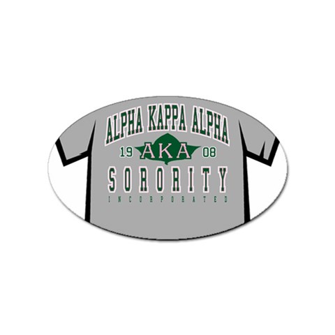 AKAAthletic Sticker Oval (100 pack) from ArtsNow.com Front