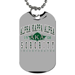 AKAAthletic Dog Tag (Two Sides) from ArtsNow.com Front