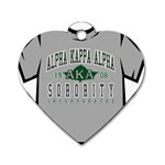 AKAAthletic Dog Tag Heart (One Side)