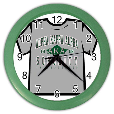 AKAAthletic Color Wall Clock from ArtsNow.com Front