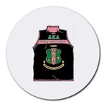 AKA_Vest Round Mousepad