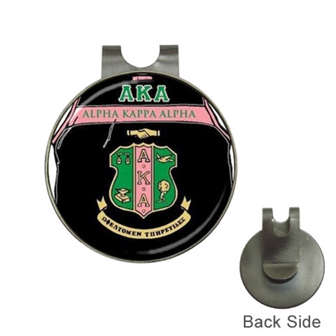 AKA_Vest Golf Ball Marker Hat Clip from ArtsNow.com Front