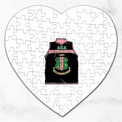 AKA_Vest Jigsaw Puzzle (Heart) from ArtsNow.com Front