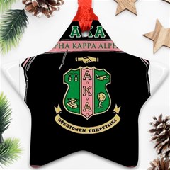 AKA_Vest Star Ornament (Two Sides) from ArtsNow.com Front