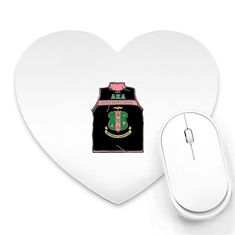 AKA_Vest Mousepad (Heart) from ArtsNow.com Front
