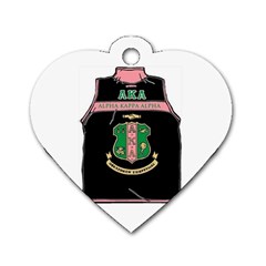 AKA_Vest Dog Tag Heart (Two Sides) from ArtsNow.com Front