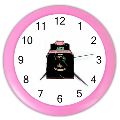 AKA_Vest Color Wall Clock from ArtsNow.com Front