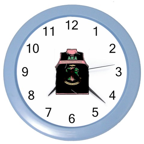 AKA_Vest Color Wall Clock from ArtsNow.com Front