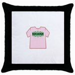 aka_halograph Throw Pillow Case (Black)
