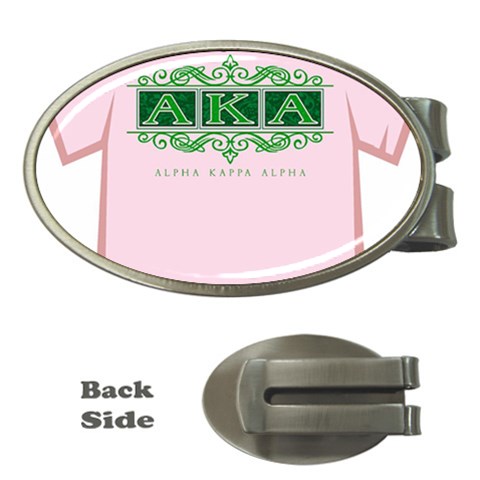 aka_halograph Money Clip (Oval) from ArtsNow.com Front