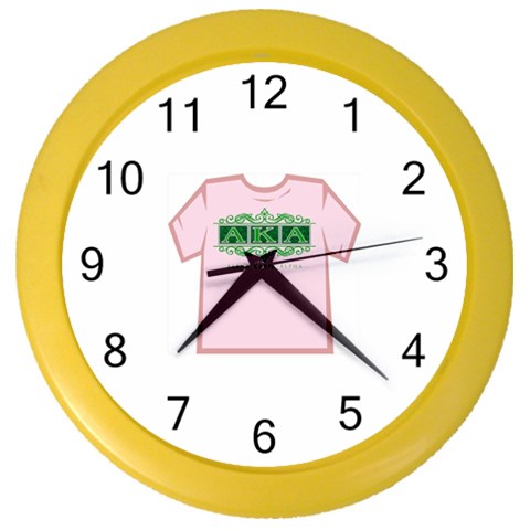 aka_halograph Color Wall Clock from ArtsNow.com Front