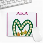 aka_chaise_border2 Small Mousepad