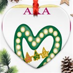 aka_chaise_border2 Ornament (Heart)