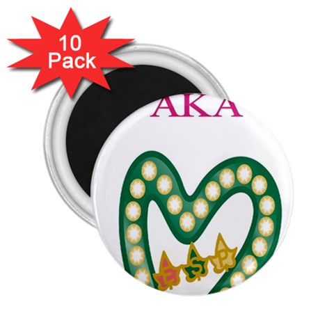 aka_chaise_border2 2.25  Magnet (10 pack) from ArtsNow.com Front
