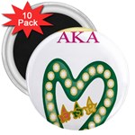 aka_chaise_border2 3  Magnet (10 pack)