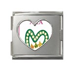 aka_chaise_border2 Mega Link Heart Italian Charm (18mm)