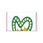 aka_chaise_border2 Sticker (Rectangular)