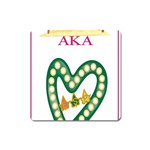 aka_chaise_border2 Magnet (Square)