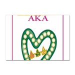 aka_chaise_border2 Sticker A4 (10 pack)