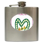 aka_chaise_border2 Hip Flask (6 oz)