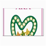 aka_chaise_border2 Postcard 4 x 6  (Pkg of 10)