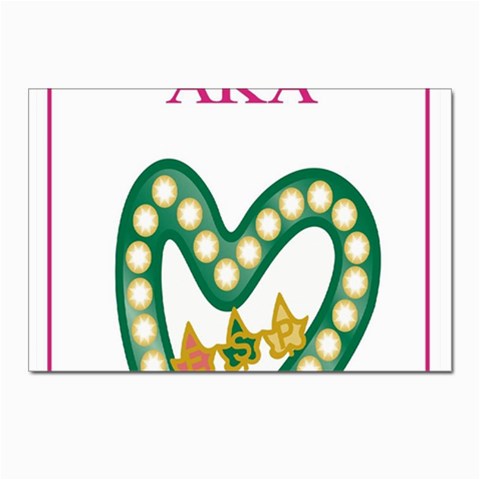 aka_chaise_border2 Postcards 5  x 7  (Pkg of 10) from ArtsNow.com Front