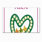 aka_chaise_border2 Postcards 5  x 7  (Pkg of 10)