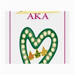 aka_chaise_border2 Glasses Cloth (Small)