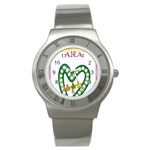 aka_chaise_border2 Stainless Steel Watch