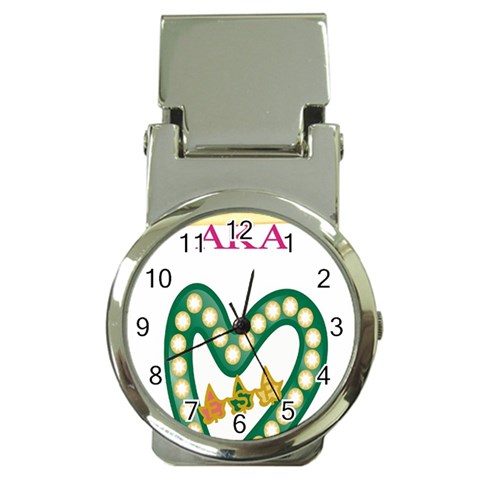 aka_chaise_border2 Money Clip Watch from ArtsNow.com Front