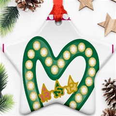 aka_chaise_border2 Star Ornament (Two Sides) from ArtsNow.com Front