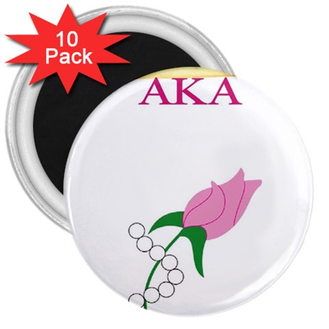 aka_chaise_borde 3  Magnet (10 pack) from ArtsNow.com Front