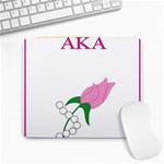 aka_chaise_borde Large Mousepad