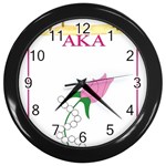 aka_chaise_borde Wall Clock (Black)