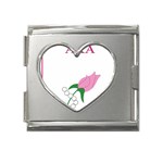 aka_chaise_borde Mega Link Heart Italian Charm (18mm)