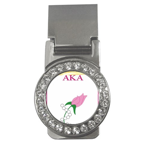 aka_chaise_borde Money Clip (CZ) from ArtsNow.com Front
